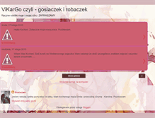 Tablet Screenshot of gosiaczekirobaczek.blogspot.com
