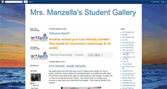 Desktop Screenshot of mrsmanzellastudentartgallery.blogspot.com