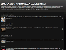 Tablet Screenshot of informaticamedicasimulacion.blogspot.com