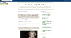 Desktop Screenshot of braypartyoffour.blogspot.com