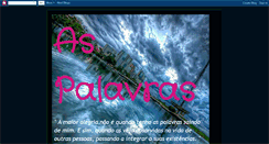 Desktop Screenshot of confissoesporpalavras.blogspot.com