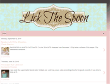 Tablet Screenshot of lickthatspoon.blogspot.com