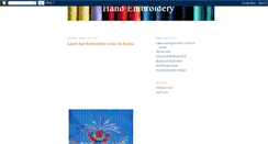 Desktop Screenshot of hand-embroidery.blogspot.com