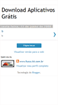 Mobile Screenshot of downloadaplicativosgratis.blogspot.com