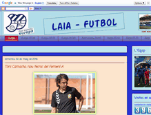 Tablet Screenshot of laia-futbol.blogspot.com