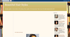 Desktop Screenshot of beautiful-hairstyles.blogspot.com