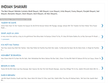 Tablet Screenshot of indianshayari2011.blogspot.com