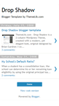 Mobile Screenshot of drop-shadow-blogger-template.blogspot.com
