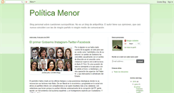 Desktop Screenshot of politicamenor.blogspot.com