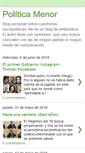 Mobile Screenshot of politicamenor.blogspot.com