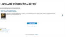 Tablet Screenshot of libroarteeuroamericano.blogspot.com