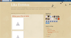 Desktop Screenshot of lika-eventos.blogspot.com