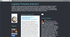 Desktop Screenshot of instrutorlogisticaportuaria.blogspot.com