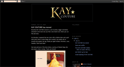 Desktop Screenshot of kaycouture.blogspot.com