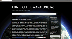 Desktop Screenshot of luizecleidemaratonistas.blogspot.com