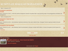 Tablet Screenshot of makalahmanajamen.blogspot.com