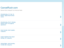 Tablet Screenshot of cancelrush.blogspot.com