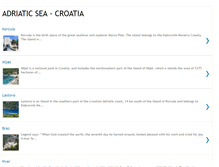 Tablet Screenshot of adriaticsea-croatia.blogspot.com