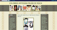 Desktop Screenshot of colombia-artesanapalmairaca.blogspot.com