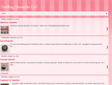 Tablet Screenshot of darlingdesserts.blogspot.com