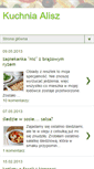 Mobile Screenshot of kuchniaalisz.blogspot.com