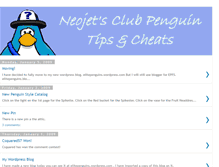 Tablet Screenshot of neojet-penguintips.blogspot.com