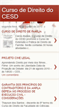 Mobile Screenshot of direitocesd.blogspot.com