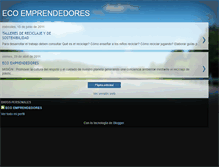Tablet Screenshot of ecoemprendedoresieca.blogspot.com