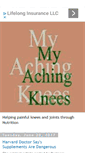 Mobile Screenshot of myachingjointsandknees.blogspot.com