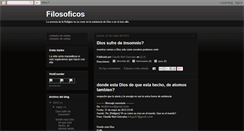 Desktop Screenshot of filosofosclaudio.blogspot.com