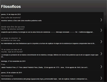 Tablet Screenshot of filosofosclaudio.blogspot.com