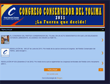 Tablet Screenshot of congresoconservadordeltolima2011.blogspot.com