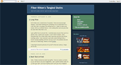 Desktop Screenshot of fiberkitten.blogspot.com