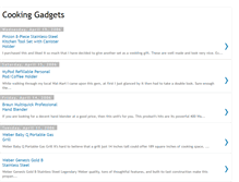 Tablet Screenshot of cookinggadgets.blogspot.com