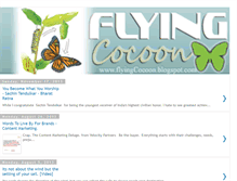 Tablet Screenshot of flyingcocoon.blogspot.com