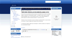 Desktop Screenshot of comentariosfiscalesver.blogspot.com