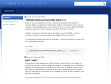 Tablet Screenshot of comentariosfiscalesver.blogspot.com