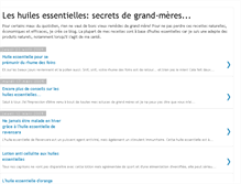 Tablet Screenshot of huiles-essentielles-soins.blogspot.com