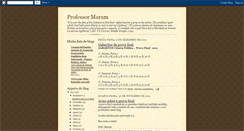 Desktop Screenshot of professormarum.blogspot.com