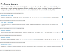 Tablet Screenshot of professormarum.blogspot.com