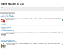 Tablet Screenshot of kerjakosong-disini.blogspot.com