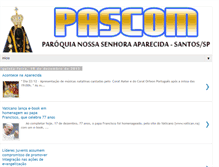 Tablet Screenshot of pascomdaparecida.blogspot.com