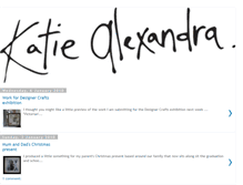 Tablet Screenshot of katiealexandra.blogspot.com