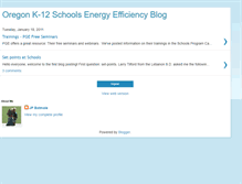 Tablet Screenshot of energyefficientoregonschools.blogspot.com