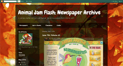 Desktop Screenshot of animaljamflash-newspapers.blogspot.com