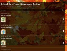 Tablet Screenshot of animaljamflash-newspapers.blogspot.com