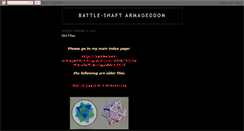 Desktop Screenshot of battleshaft-armageddon.blogspot.com