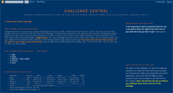 Desktop Screenshot of challengecentral.blogspot.com