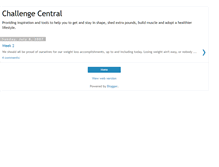Tablet Screenshot of challengecentral.blogspot.com