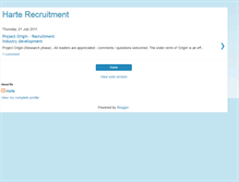 Tablet Screenshot of harterecruitment.blogspot.com